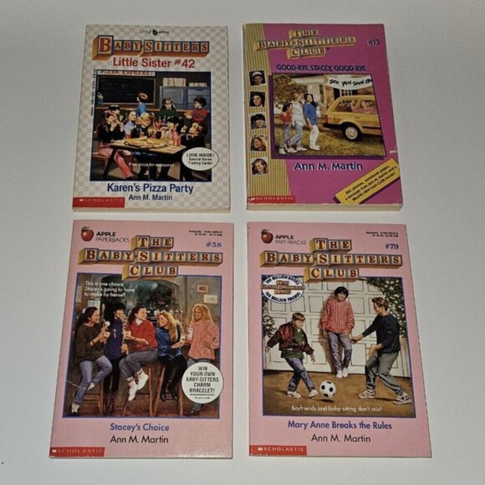 4 Babysitter's Club Little Sister Paperback Chapter Book Lot Ann M. Martin BSC